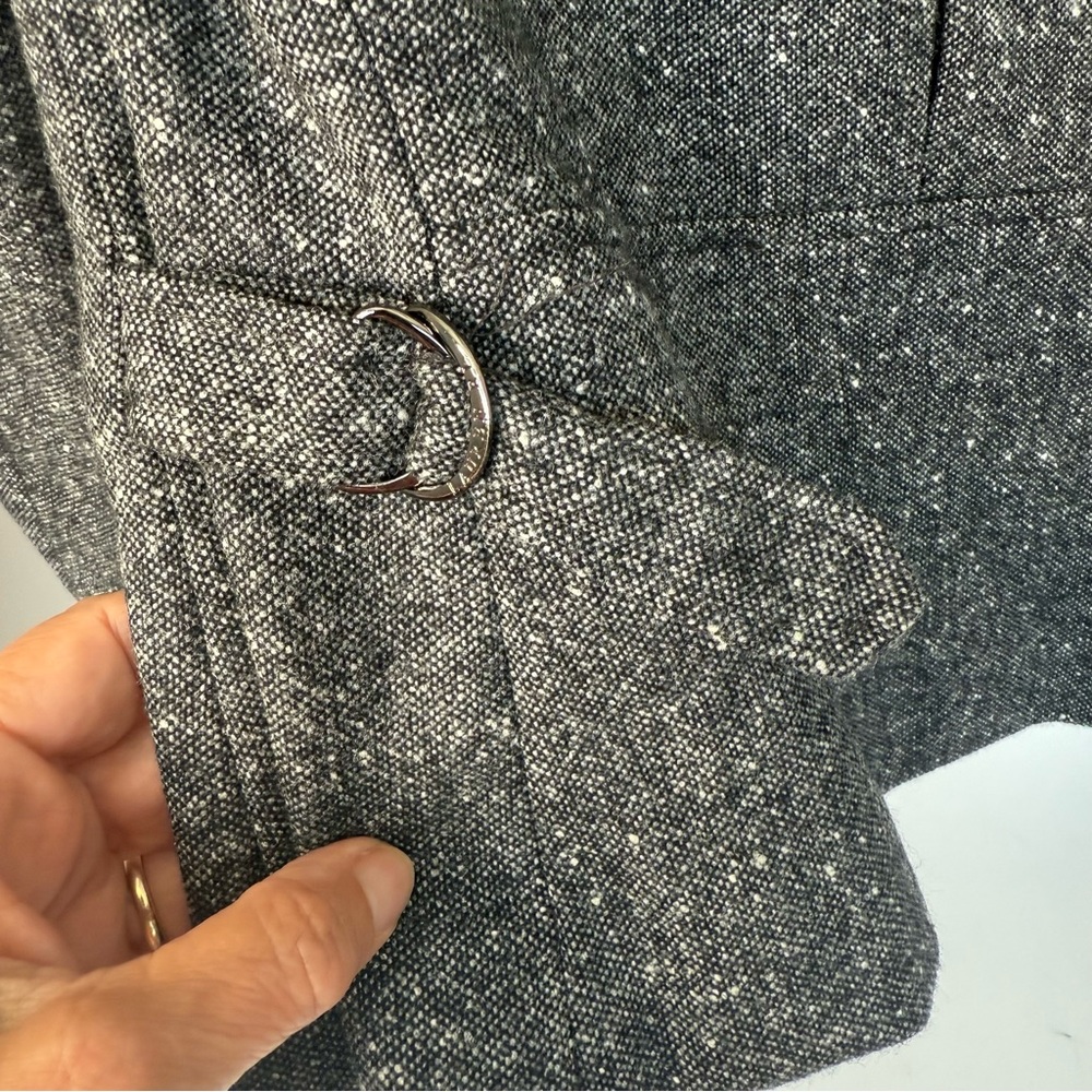 Lauren Ralph Lauren 2P Black & White Tweed Business Casual Moto Jacket — EUC - Picture 6 of 14